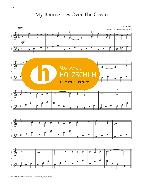 My Bonnie Lies Over The Ocean